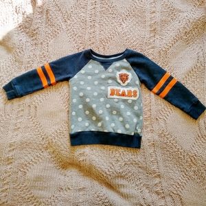 Chicago Bears Polka Dot Sweatshirt - Girls 4